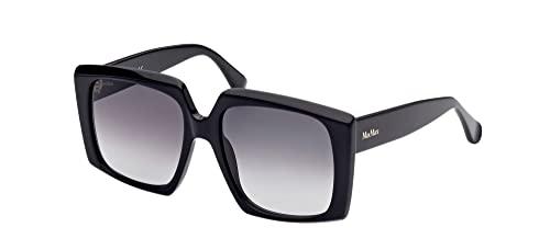 Occhiali da Sole Max Mara LOGO 6 MM0024 Shiny Black/Smoke Shaded unisex