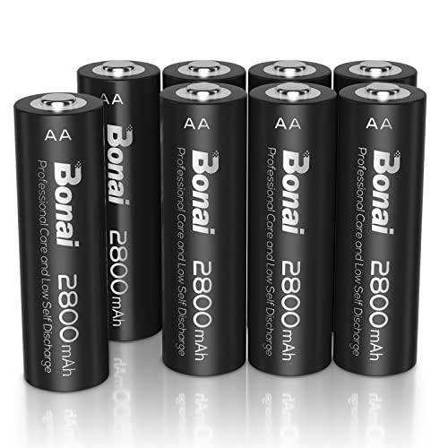 Batterie Ricaricabili AA Bonai 2800mAh