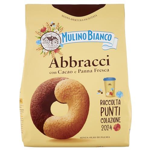 Mulino Bianco Biscotti Frollini Abbracci con Cacao e Panna Fresca, 700g