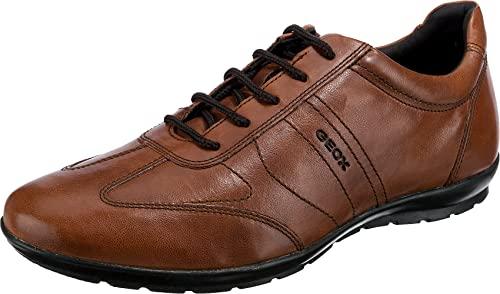 Geox Uomo Symbol B, Scarpe Uomo, Marrone Browncotto, 42 EU