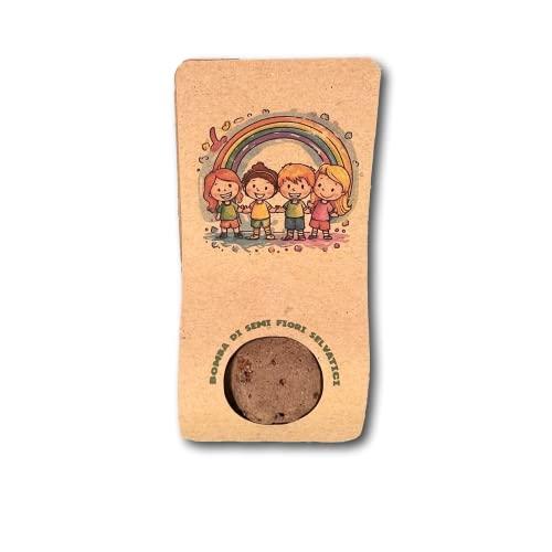 Bombe di semi personalizzate per la maestra - Fiori selvatici