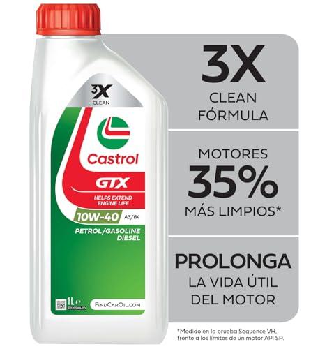 OLIO MOTORE LUBRIFICANTE CASTROL GTX ULTRACLEAN 10W-40 A3/B4 1L