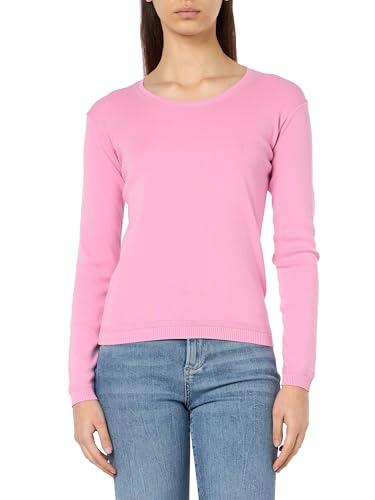 United Colors of Benetton Maglia G/C M/L 1091d1m08 - Maglione Malva Donna