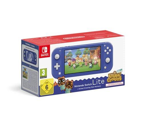 Nintendo Switch Lite Blu + Animal Crossing: New Horizons