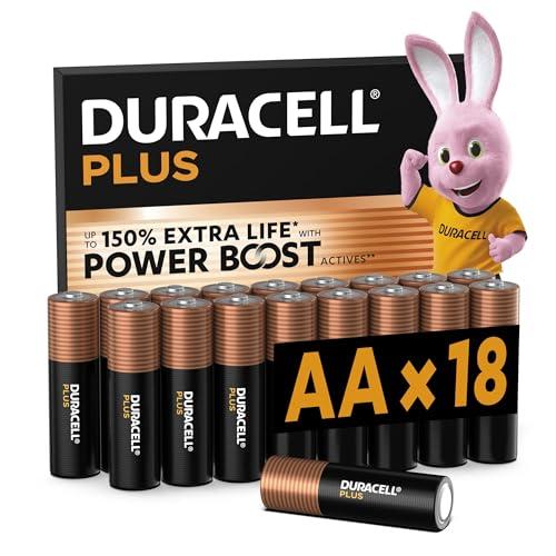 Duracell Plus AA - Confezione da 18 Batterie Alcaline