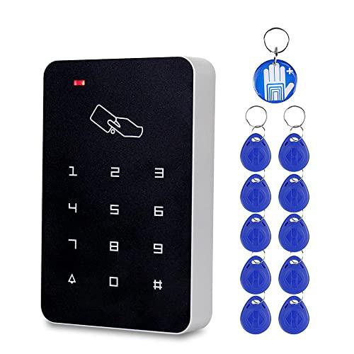 OBO HANDS Lettore di Controllo Accessi RFID con Tastiera e 10 Chiavi TK4100