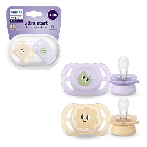 Philips Avent Ultra Start Soothers 0-2 mesi - Set da 2
