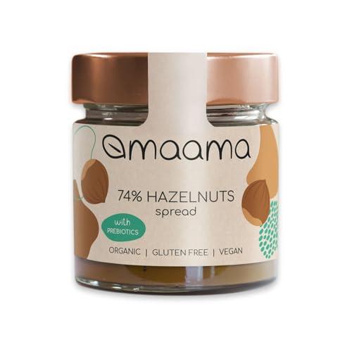 MAAMA Crema Spalmabile Nocciola Bio con Prebiotici - 200g