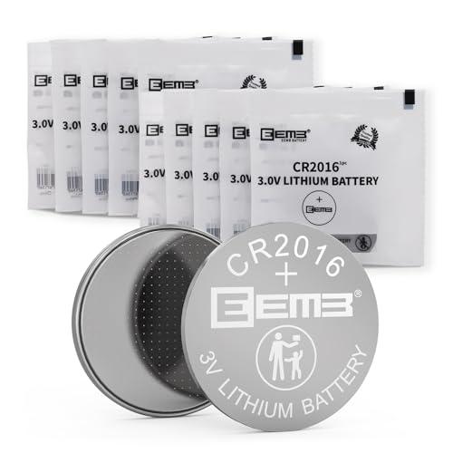 EEMB 10 PACK CR2016 Batterie al Litio 3V