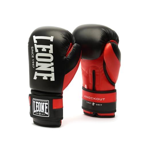 Leone 1947 KNOCKOUT Guantoni Boxe Rossi 10OZ