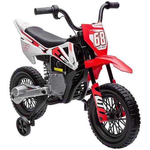 AIYAPLAY Moto Elettrica per Bambini Rossa