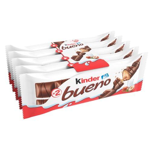 Kinder Bueno - 10 Snack al Cioccolato e Nocciola