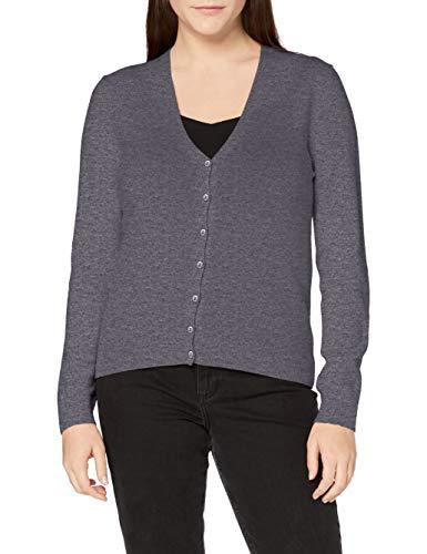 United Colors of Benetton 1002D6879 Maglione Cardigan, Grigio Scuro 507, S Donna