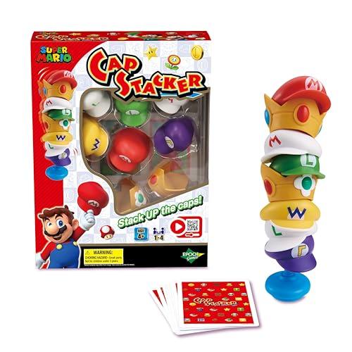 EPOCH Games Super Mario Cap Tower - Gioco di Equilibrio con Cappelli