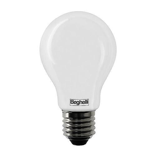 Beghelli Lampada LED Vetro Opale Goccia 12W E27 4000K