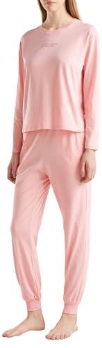 United Colors of Benetton T-Shirt Manica Lunga Logo - Rosa