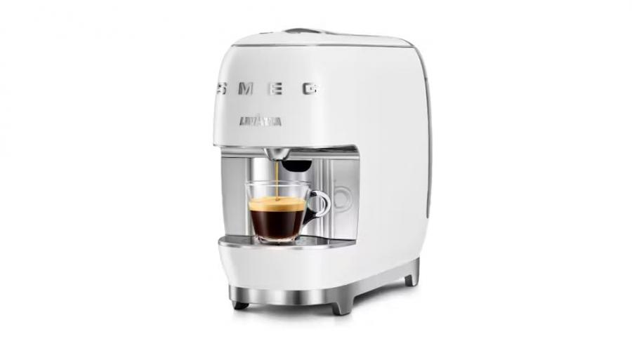 Lavazza A Modo Mio Smeg White Macchina Caffè Stile Retro a Capsule