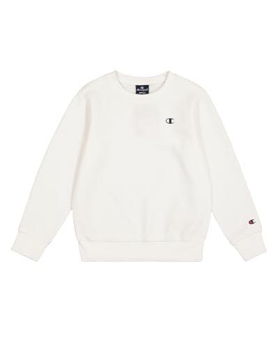 Champion Legacy Basics Felpa Girocollo Powerblend Bambino Bianco