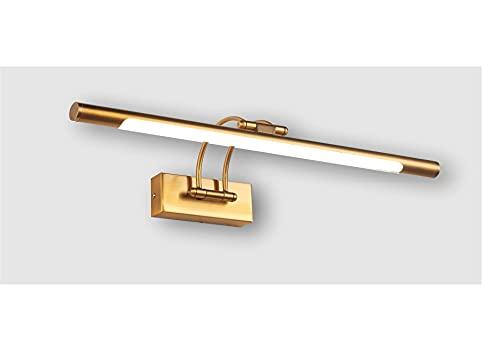 Applique LED Oro Antico per Quadri e Specchi - 12W Luce Calda Snodabile