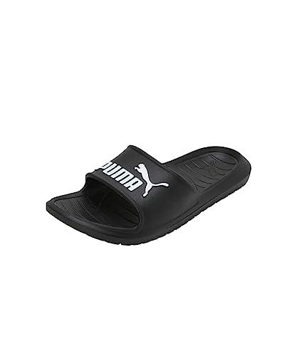 PUMA Divecat v2 Slide Sandal Unisex, Nero/Bianco, Taglia 43 EU