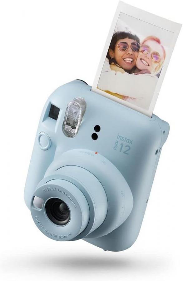 Fujifilm Instax Mini 12 Macchina Fotografica Istantanea, Blu Pastello