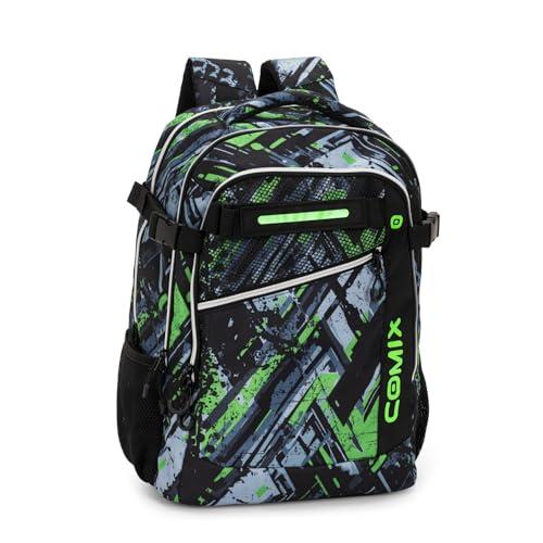 Zaino Comix Franco Cosimo Panini - Design Multicolore Nero e Verde