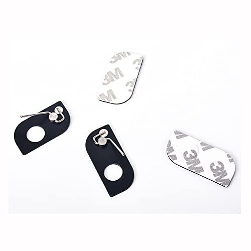 ANCLLO Resto Freccia Magnetico in Acciaio Inossidabile per Arco Ricurvo (Nero, 2 Pezzi)