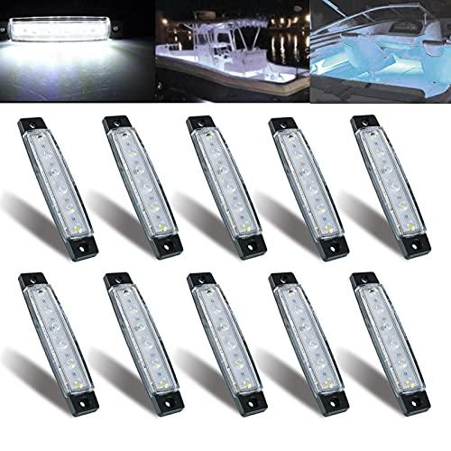 MUSTACT 10 Pezzi Luci di Navigazione LED per Barche
