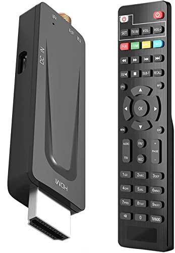 Mini Decoder Digitale Terrestre DVB-T2 H.265 HEVC 1080P HD con Telecomando 2in1
