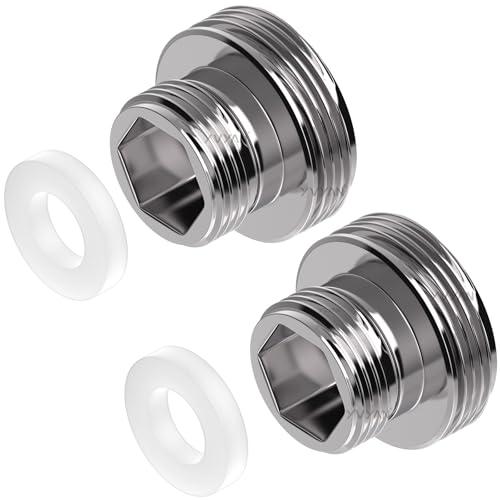 Adattatore Rubinetto M16-M22 Yvyan - Ottone Cromato per Cucina e Risparmio Idrico
