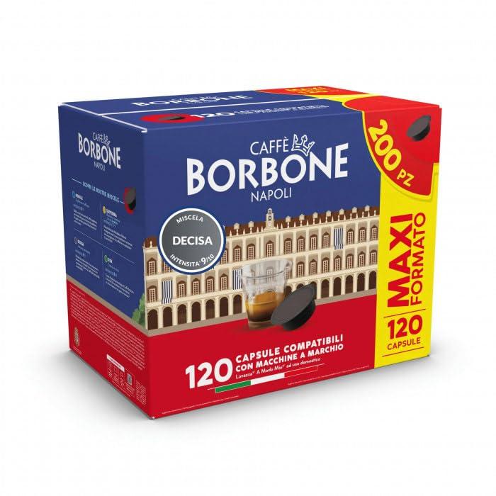 Caffè Borbone 200 Capsule Compatibile A Modo Mio Miscela Decisa