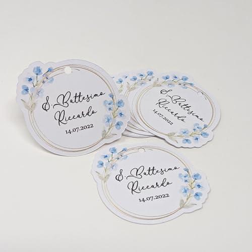 Cartellini Forati Personalizzabili per Bomboniere