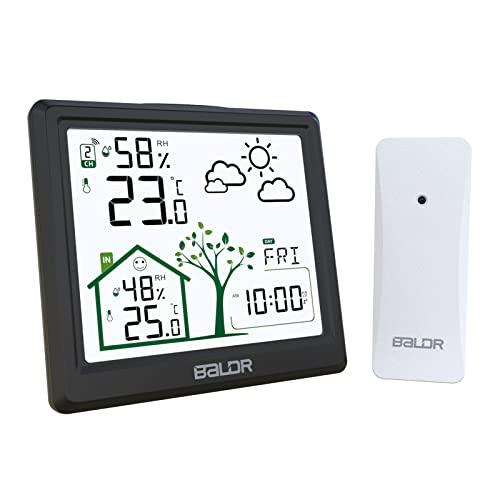 LEVIPE Stazione Meteo Wireless con Sensore Esterno e Sveglia