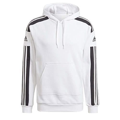 adidas Squadra 21 Hooded Track Top Felpa con cappuccio, Bianco, XXL Uomo