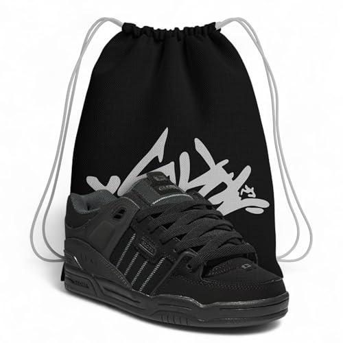 Globe Fusion Black Night: Scarpe da Skateboard Unisex con Sacca