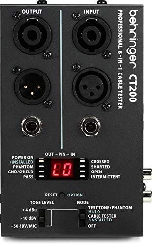 BEHRINGER CT200 Tester per Cavi Professionale con Generatore di Toni