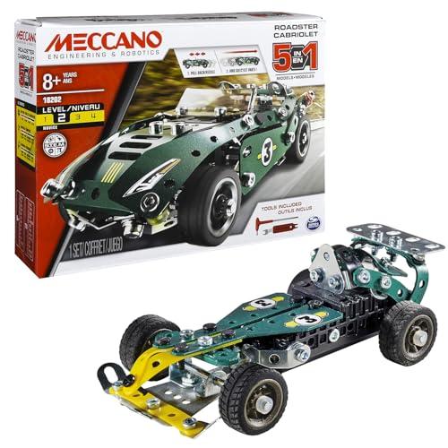 Meccano Cabriolet Retro Friction - Kit di Costruzione 5 Modelli