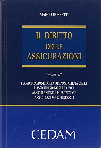 Diritto delle assicurazioni vol. III