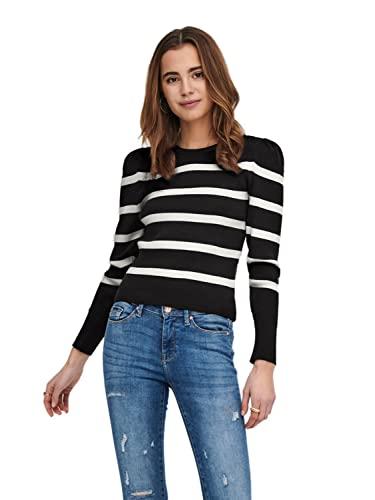 ONLY Onlsally L/S Puff Pullover Knt Noos Maglione Donna