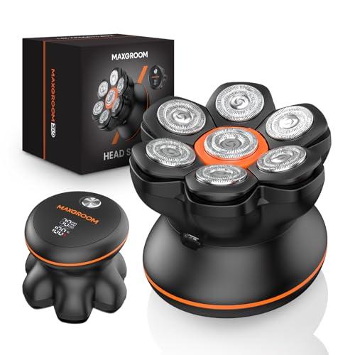 MAXGROOM 7D Rasoio Testa Calva Zero Assoluto