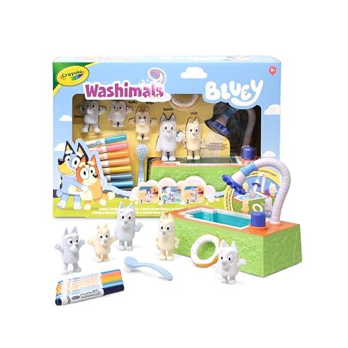 CRAYOLA Washimals Bluey - Set Attività con Piscina e Cuccioli Lavabili