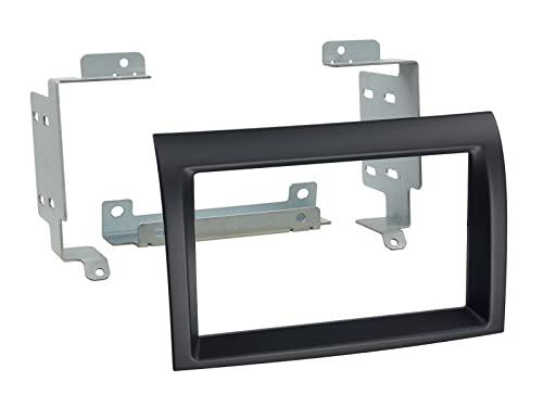 Skoda Octavia II (2004-2013) - Mascherina Autoradio Doppio DIN Nero | Adattatore Universale