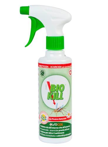 Bio Kill Insetticida Biologico di Piretro Naturale a Base Acquosa - Flacone Spray da 375ml