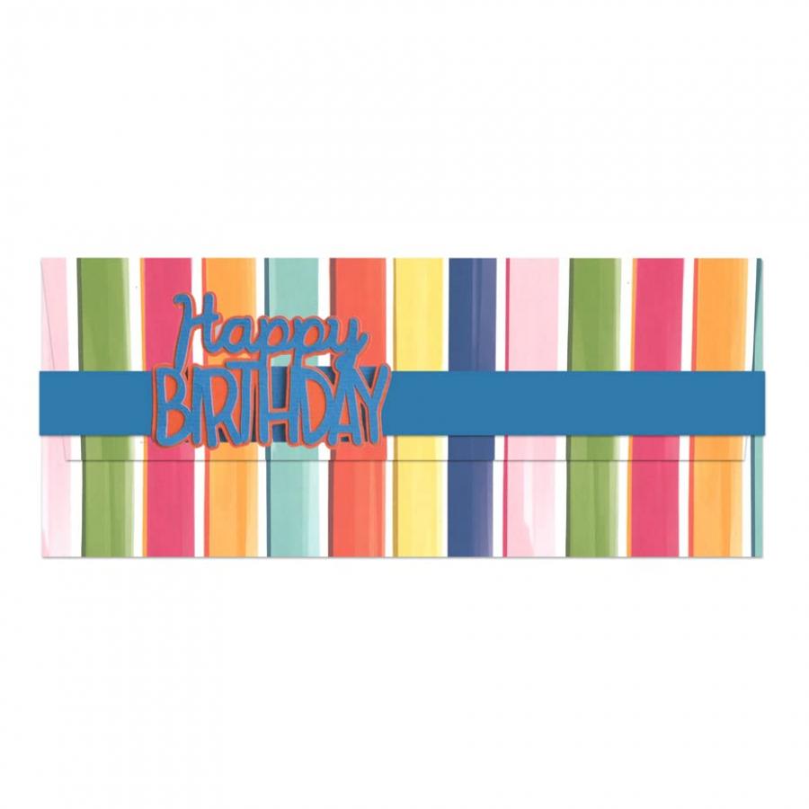 Porta soldi compleanno colorato - Busta porta soldi con biglietto d'auguri