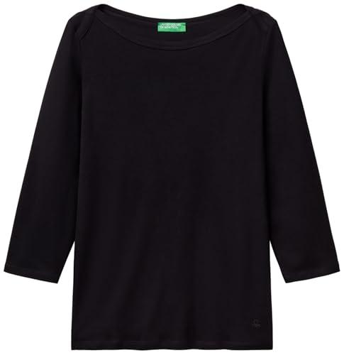 United Colors of Benetton Canotta Donna Nera in Cotone