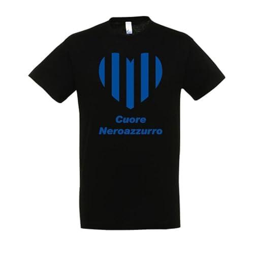 T-shirt Cuore Neroazzurro: Passione Calcistica per Tutta la Famiglia