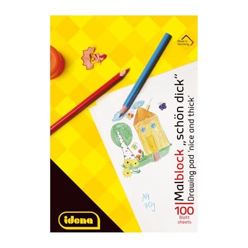 Idena 10390 - Blocco da Disegno A4, 100 Fogli