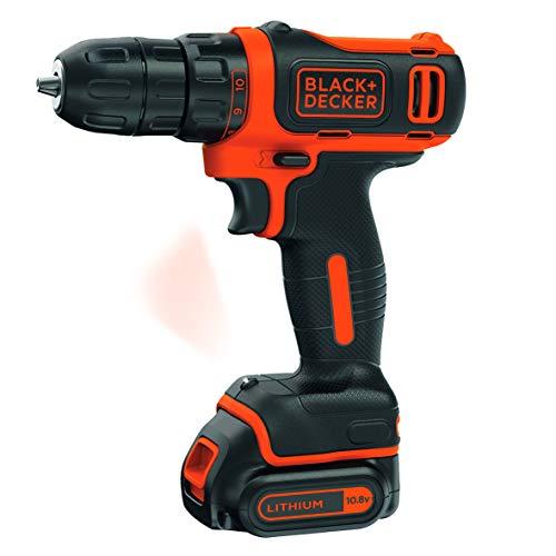 Trapano Avvitatore a Batteria Black+Decker BDCDD12-QW 10.8V Litio