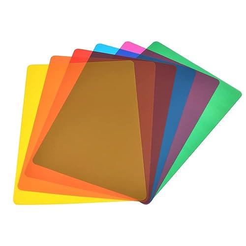 KONAMO 6 Pack A4 Reading Aid for Dyslexia, Reading Ruler, Dyslexia Ruler, Dyslexia Ruler, Reduce Visual Stress