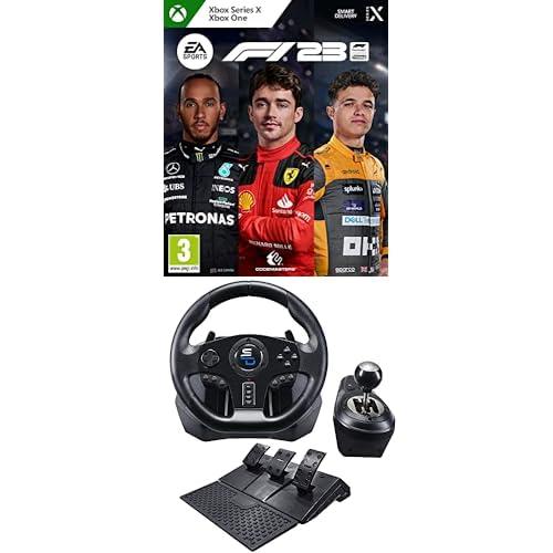 F1 23 Xbox Series X + Volante Subsonic Superdrive GS850-X: Pacchetto Completo per un'Esperienza di Guida Ineguagliabile